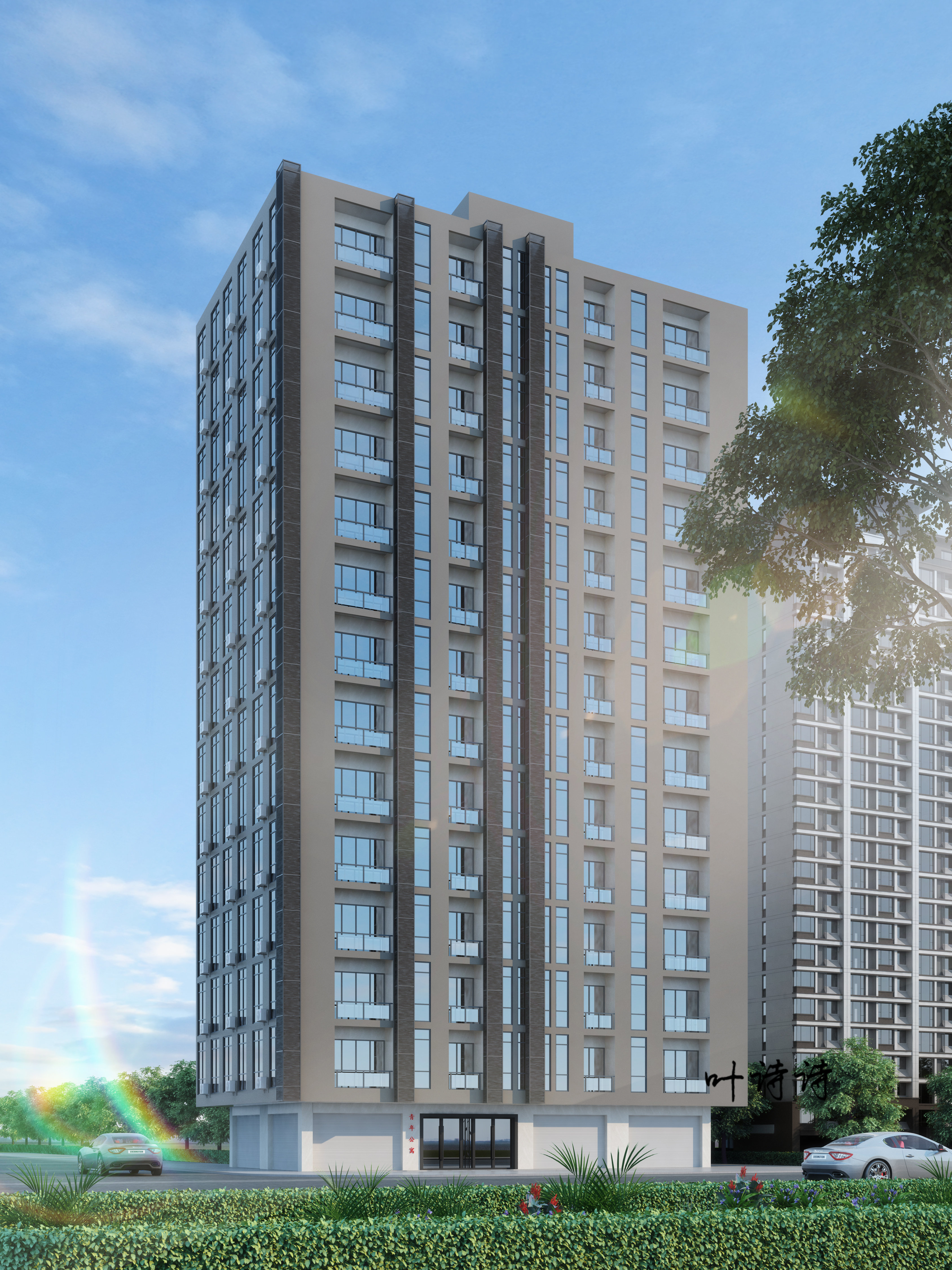 室外效果图|透视|外立面|外观-1