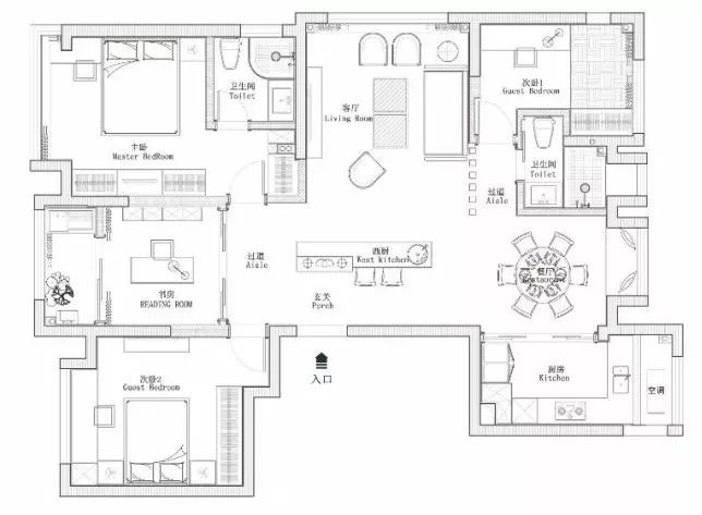 蒋晨曦的宁波市鄞州区荣安香园 125㎡设计 | 回归生活本源-16