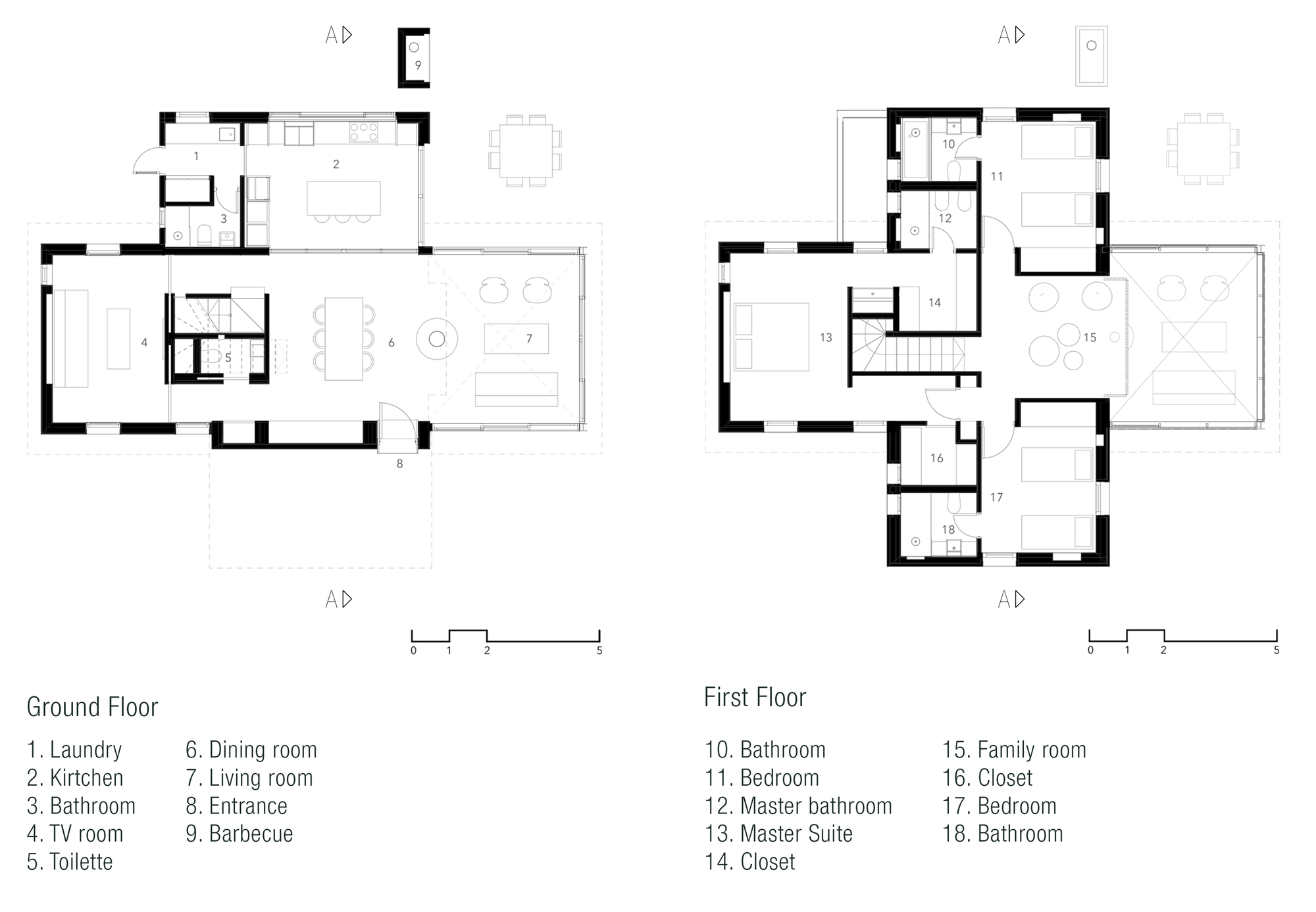 Residencial Murillo · 融入自然的现代别墅设计-36