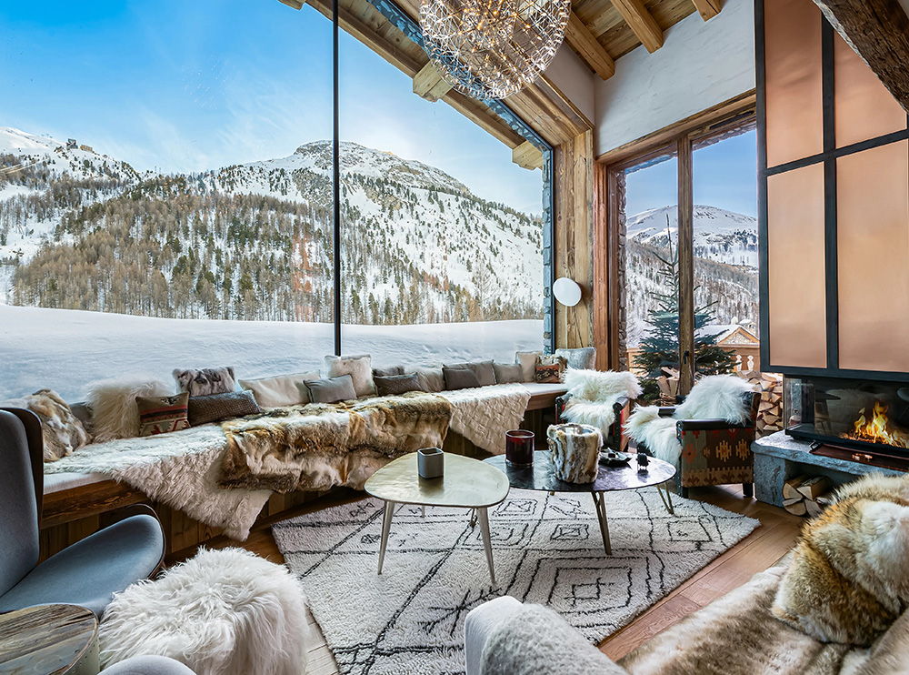 阿尔卑斯山间豪华 Chalet，自然美景与现代化设计的完美融合-2
