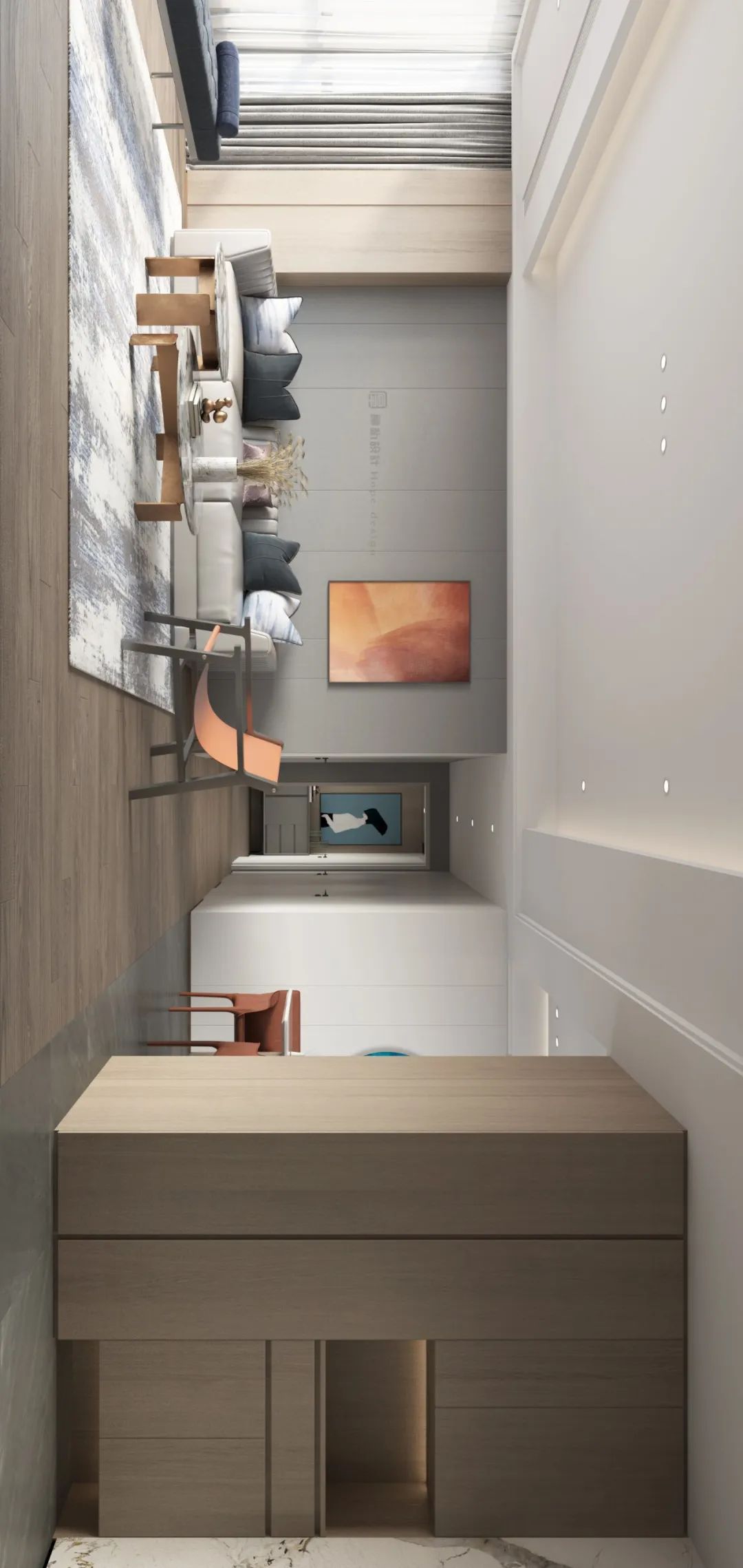 紫金山牡丹园二期 138m²平层户型解析 | 厚朴设计打造奢致生活空间-43