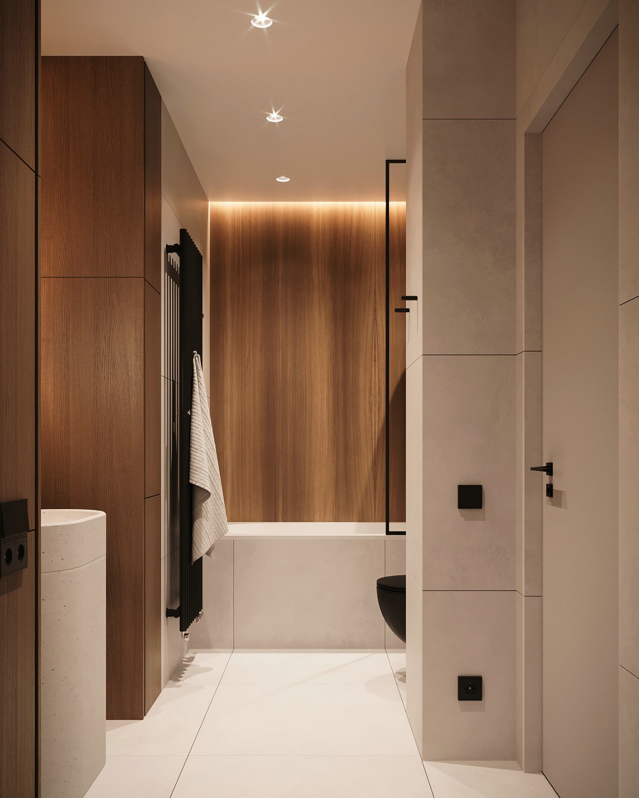 95㎡中性色系公寓设计-18