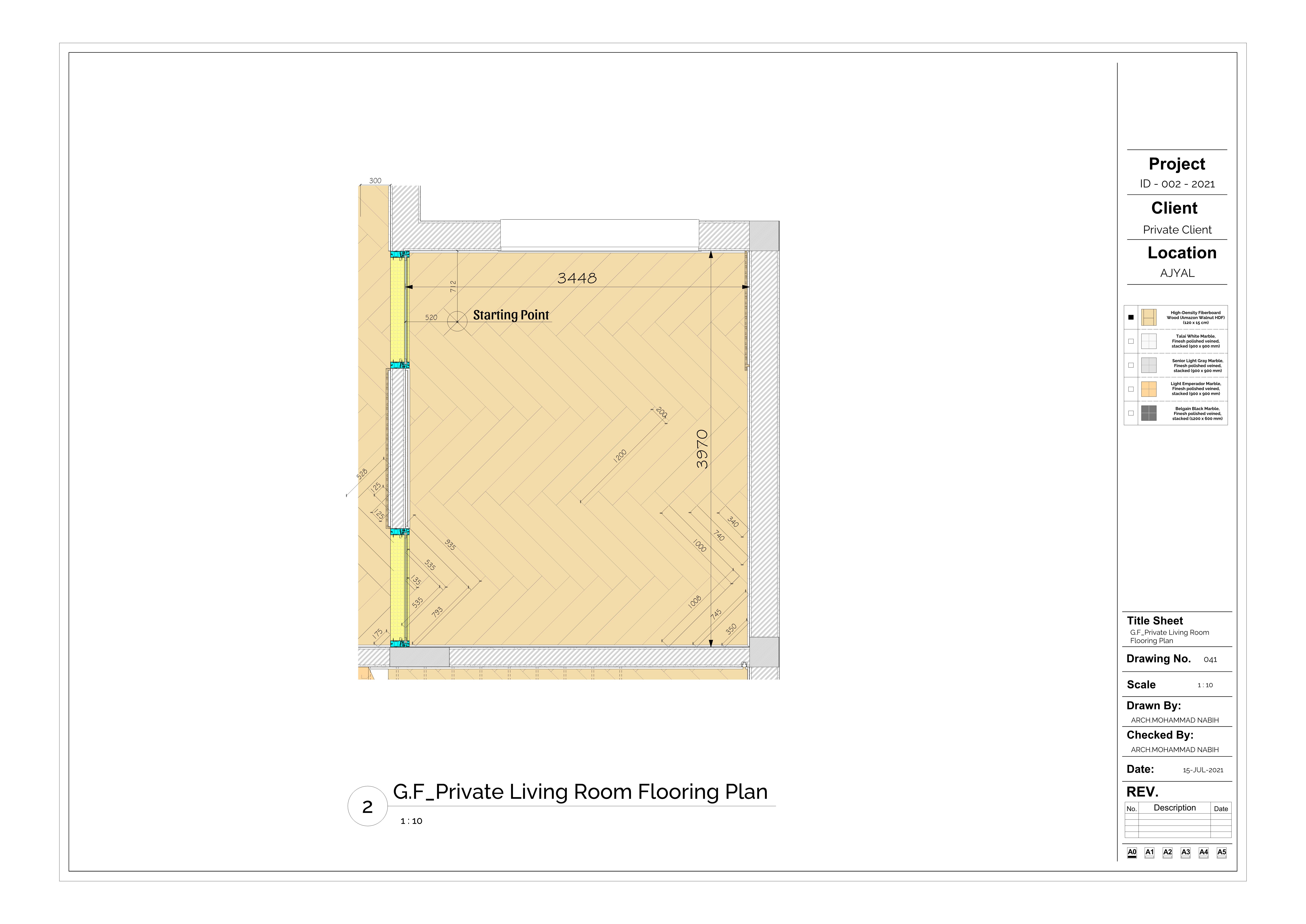 Khalifa Villa-Private Living room-3