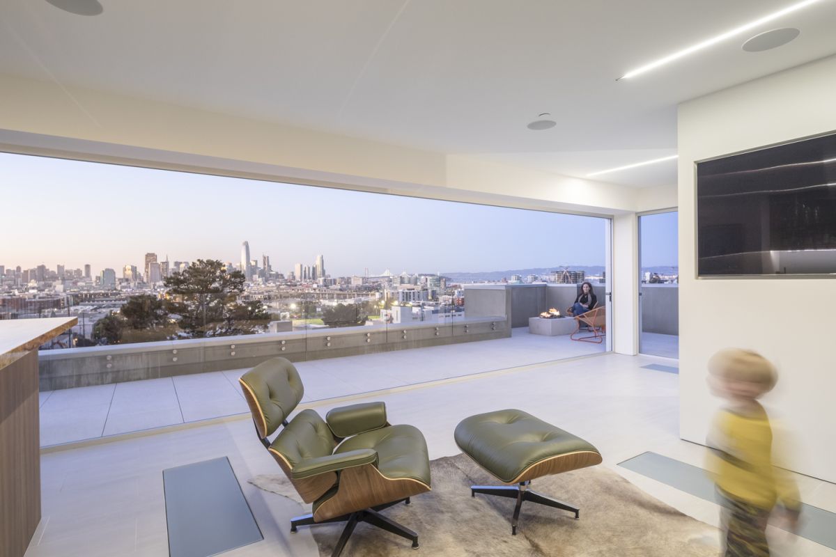 旧金山模糊室内外空间界限的公寓丨美国丨Sidell Pakravan Architects-5