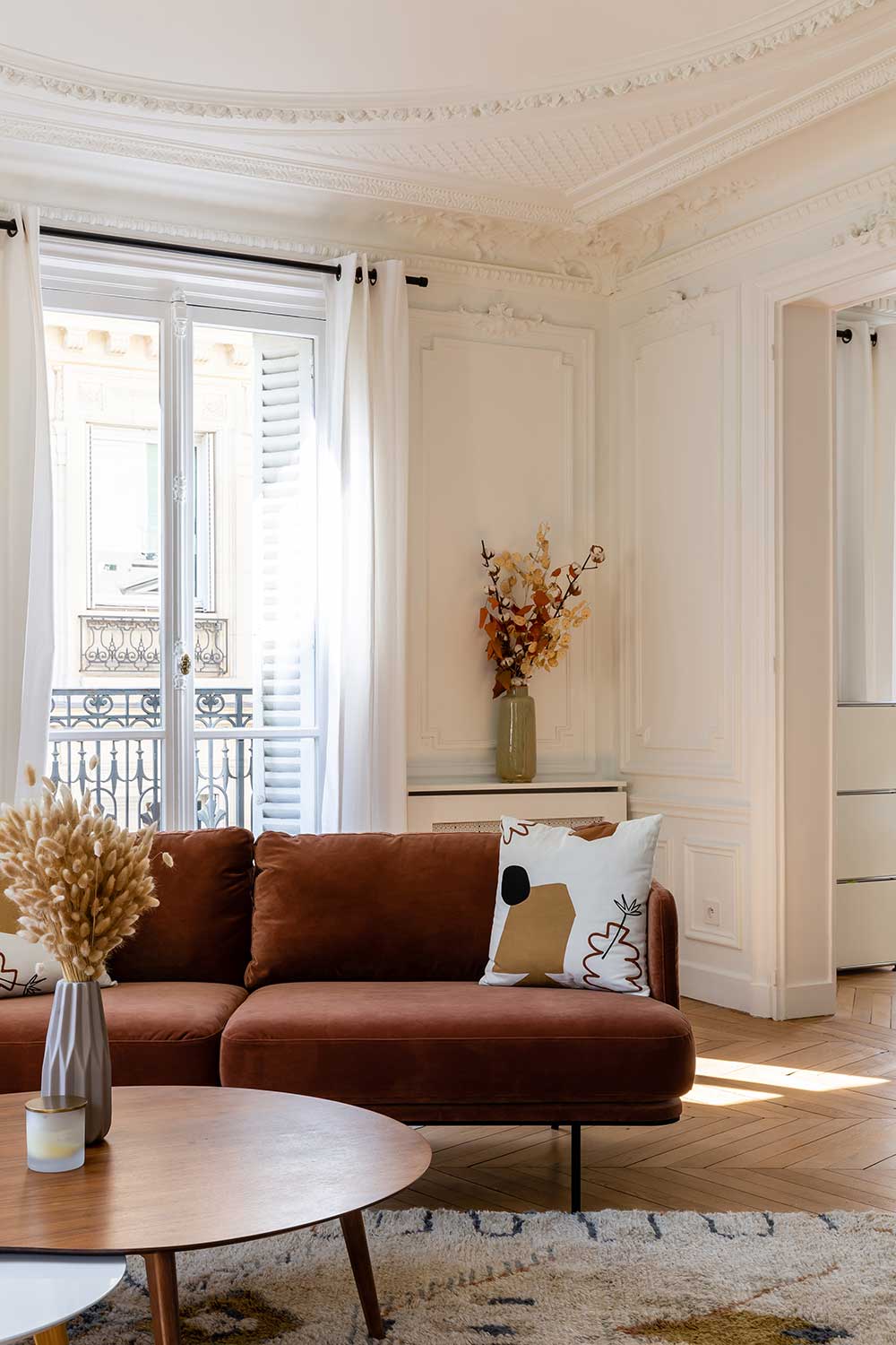 巴黎 16 区优雅公寓设计，展现深色调的独特魅力-6