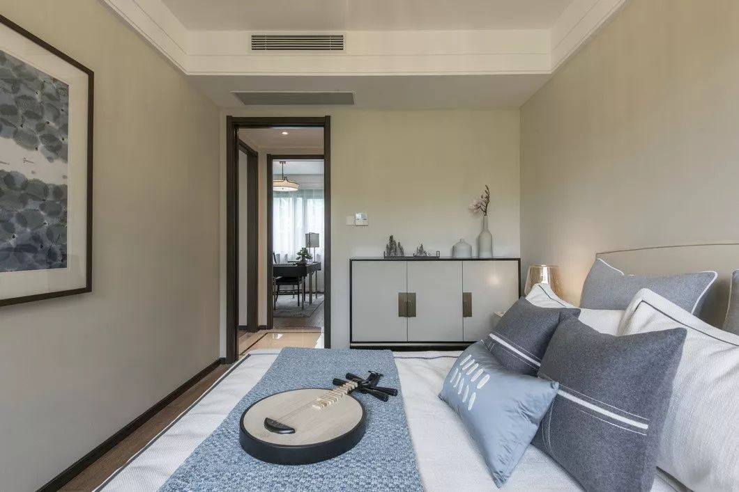 大地色与中式蓝的完美融合，打造优雅简约的人居空间-102