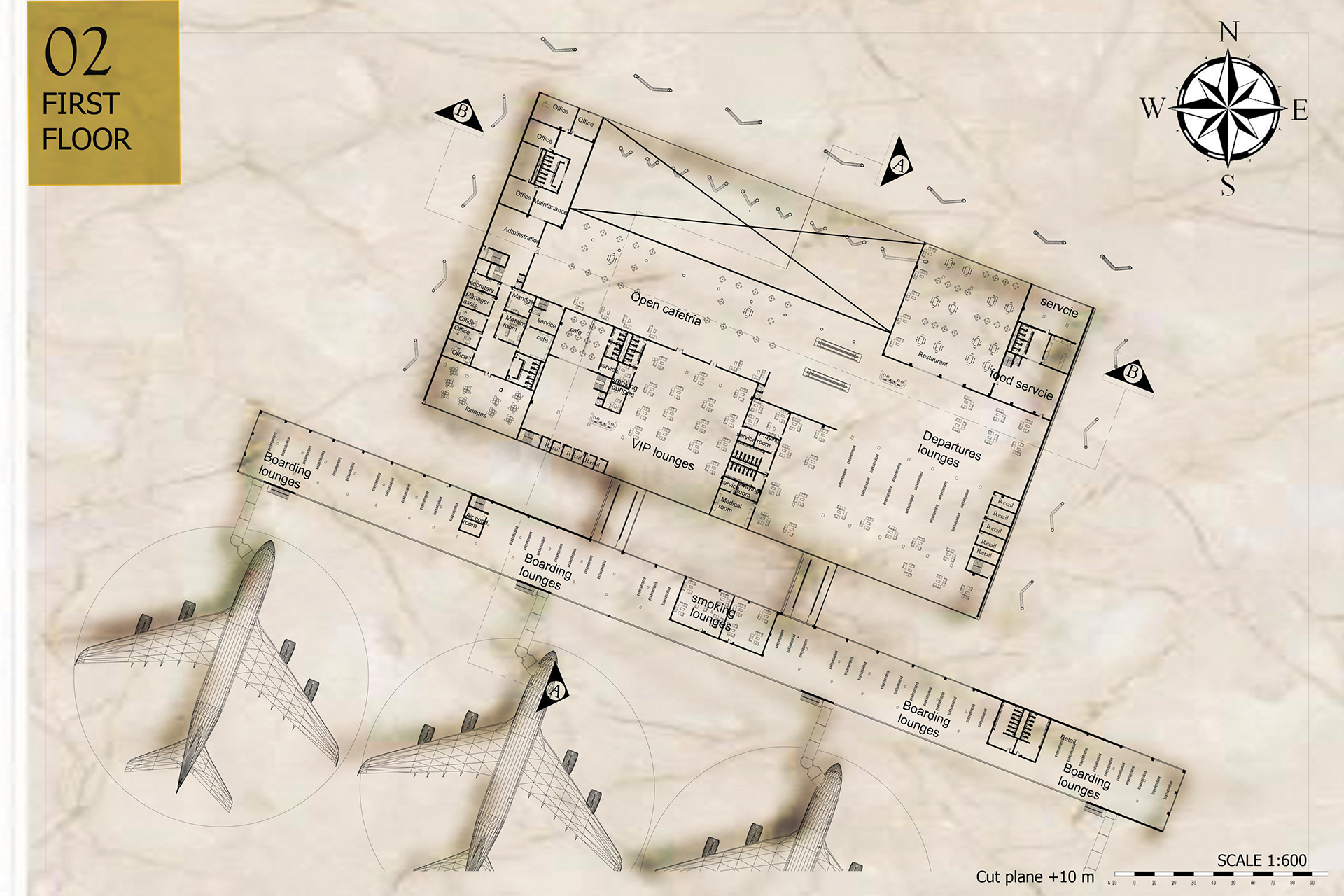 Domestic Airport in south sinai " Graduation Project"-34