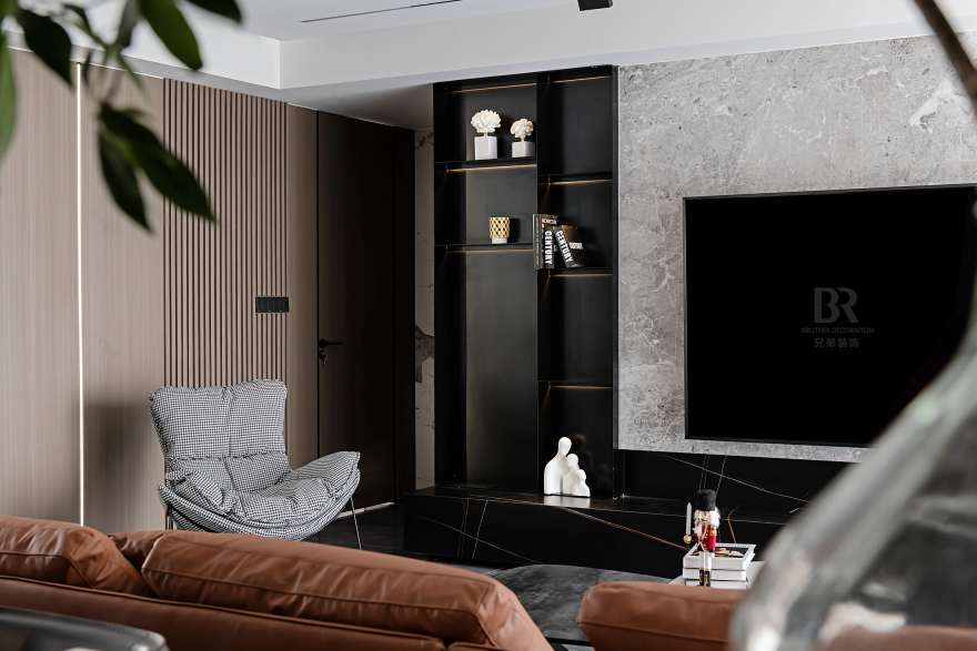天阅嘉陵 150㎡现代风格家居丨重庆兄弟装饰公司-12