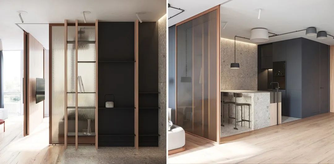 乌克兰基辅小公寓，原木与工业风的巧妙融合-22