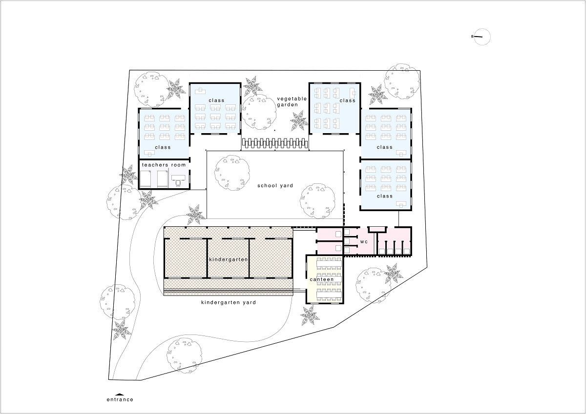 森林中的学校 · 1+1>2 建筑事务所打造独特学习环境-28