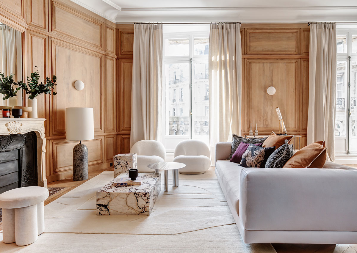 巴黎时尚公寓 | 古典与现代的完美结合-1