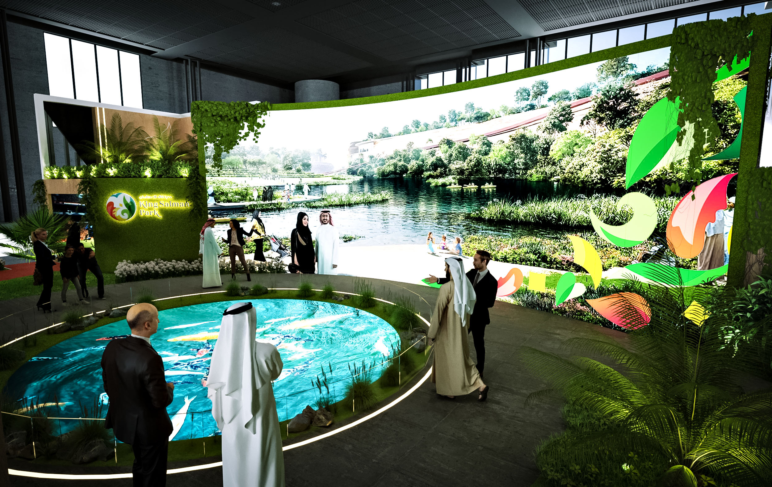 King Salman Park Exhibition Stand 31m x 14m-14