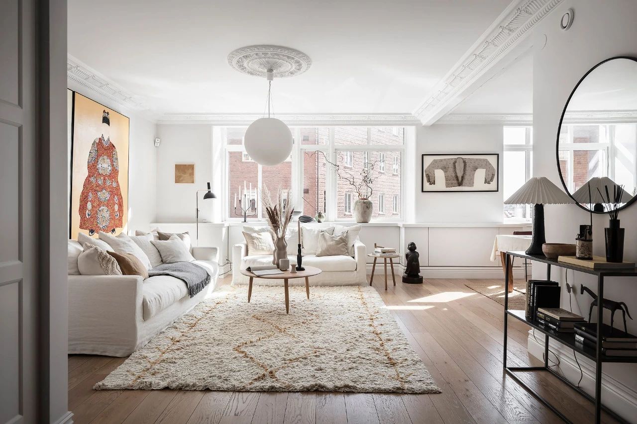 北欧风中国风混搭闺蜜同租公寓丨瑞典-7