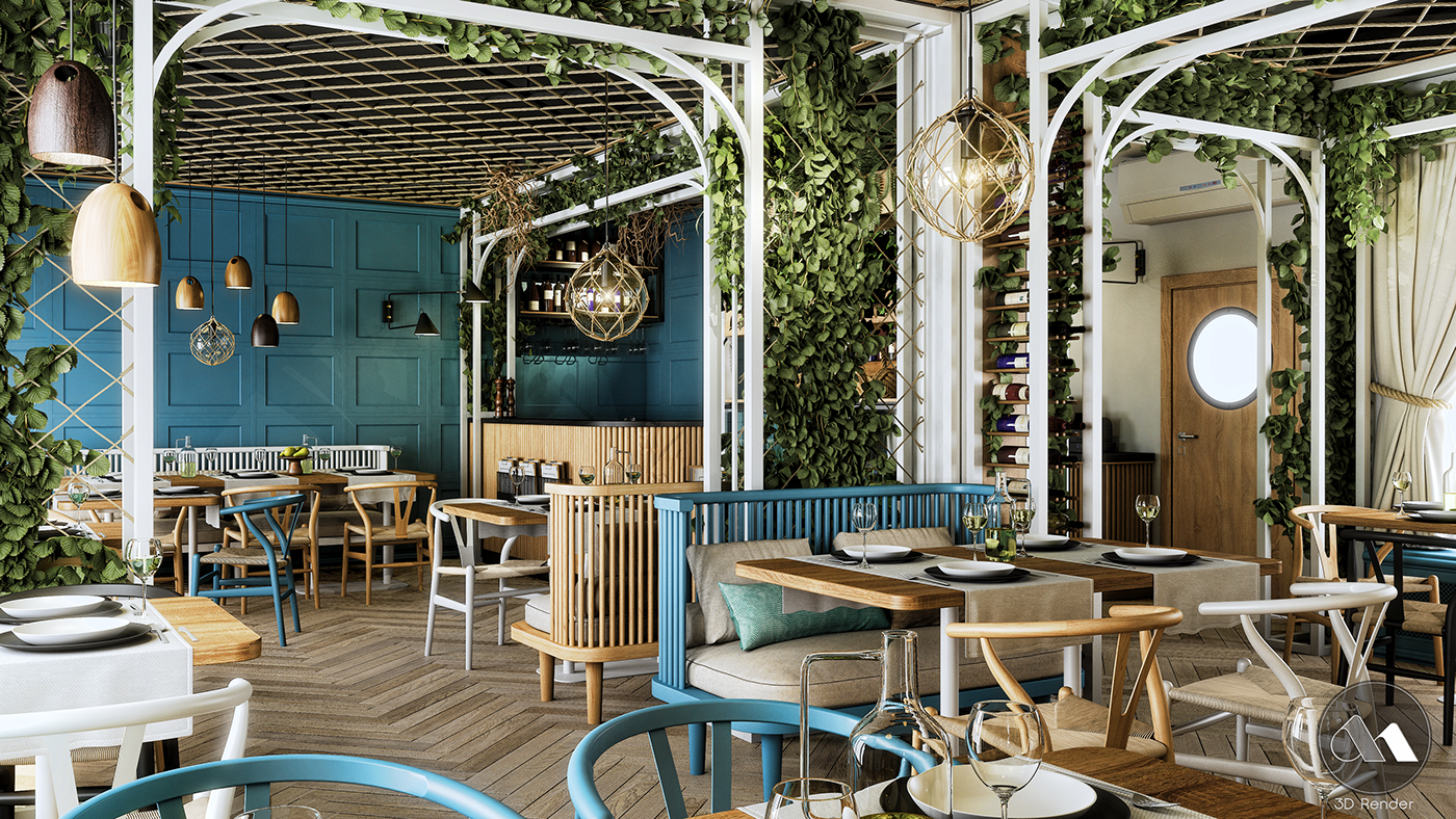 Pescada   Mediterranean Restaurant   Reality vs Renders on Behance_files Mario Stoica-3