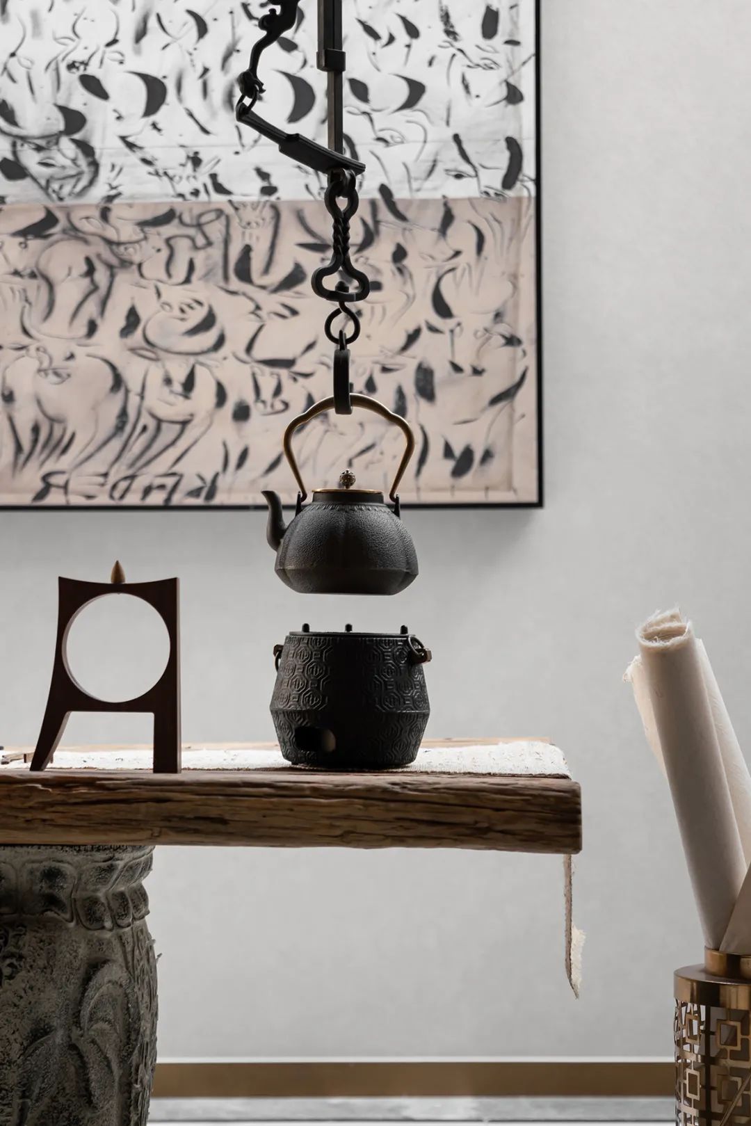 春风十里样板 · 复古中古风设计重塑优雅生活空间丨路明,王岩,刘伟-36