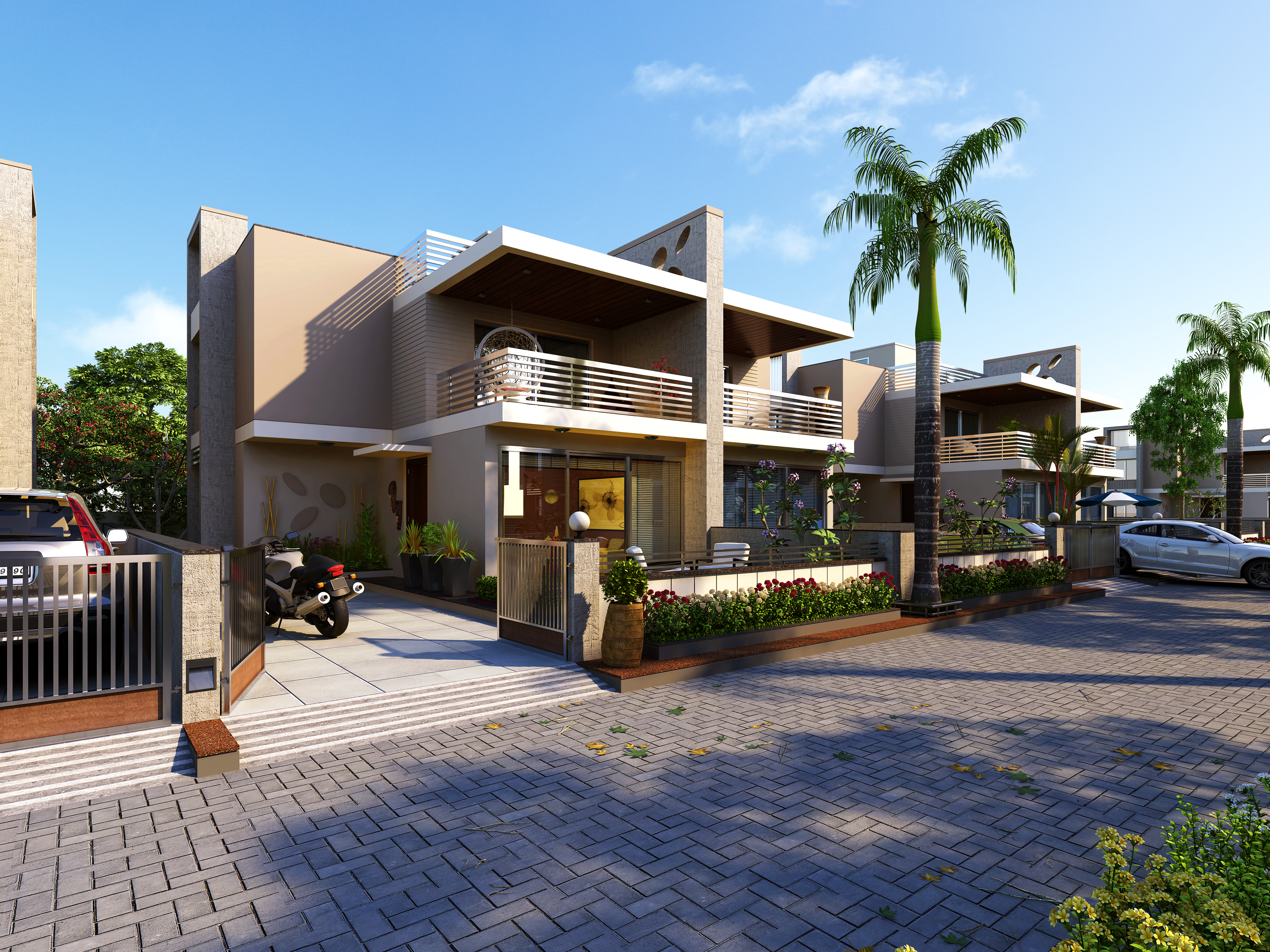 3D 建筑设计师打造的多功能商业空间-65