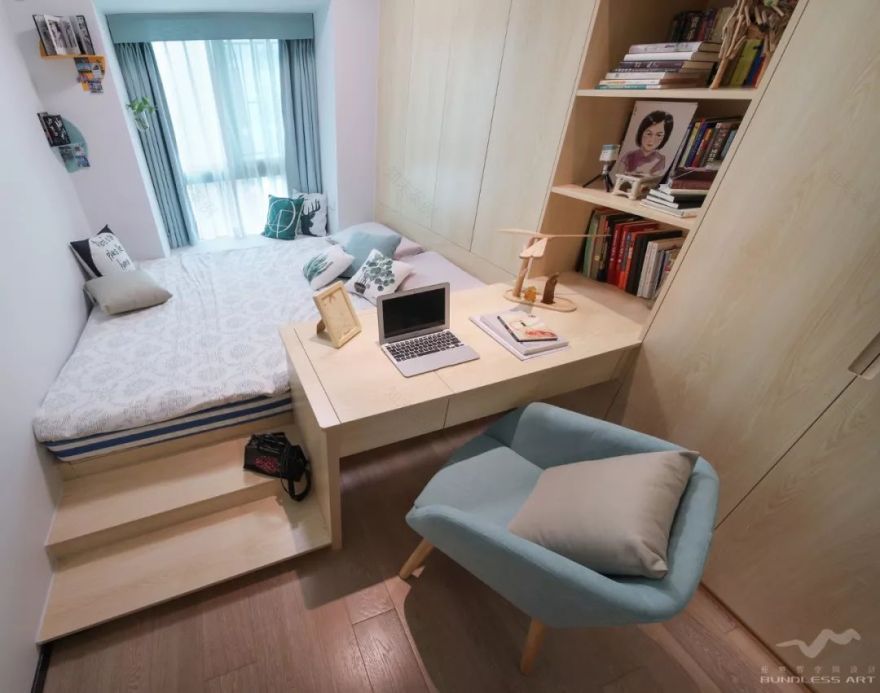 深圳福田 65 平小户型,华为女白领的绿色艺术生活-40