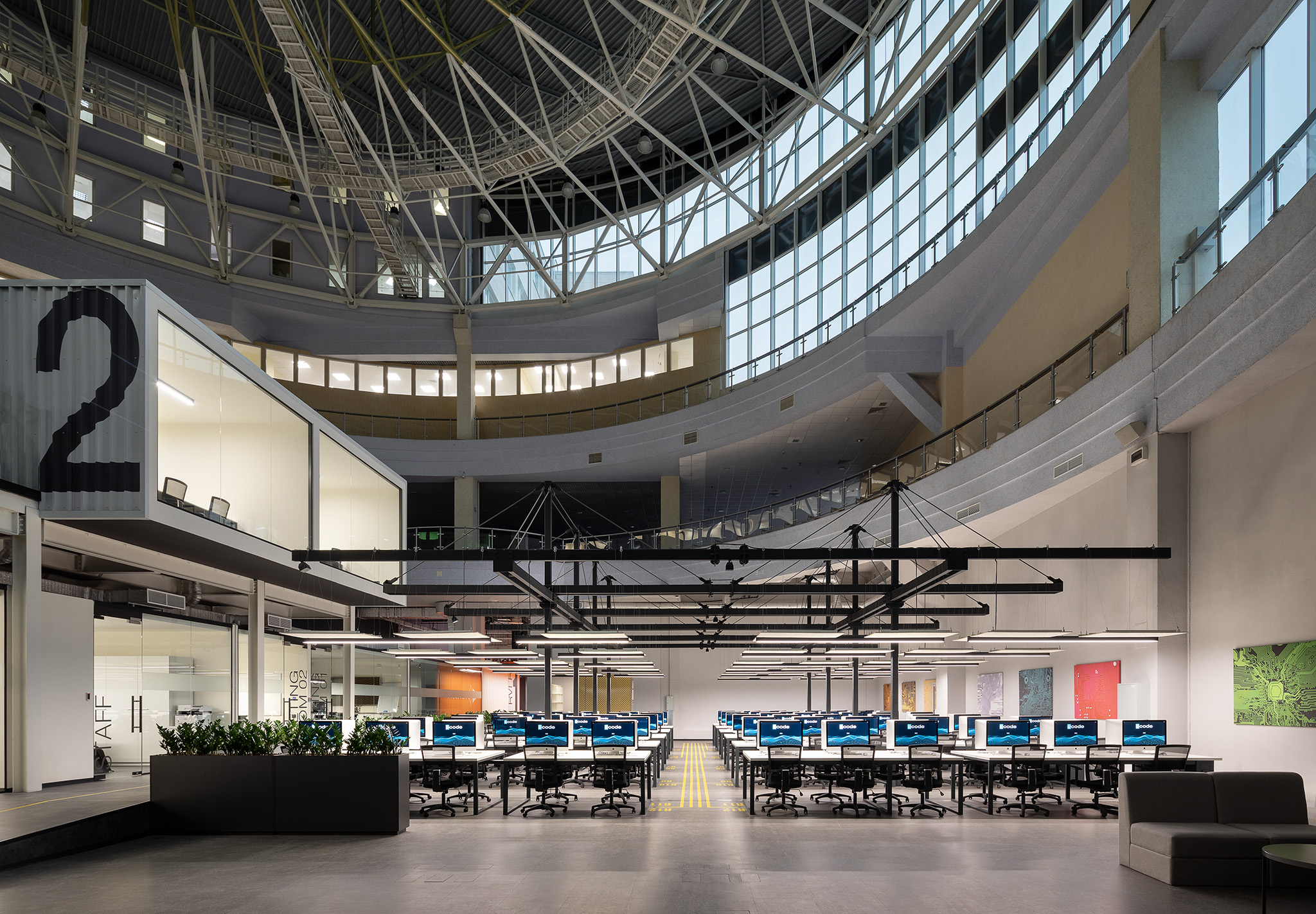 乌克兰 Kharkiv 创新 IT 学校与联合办公空间设计-19