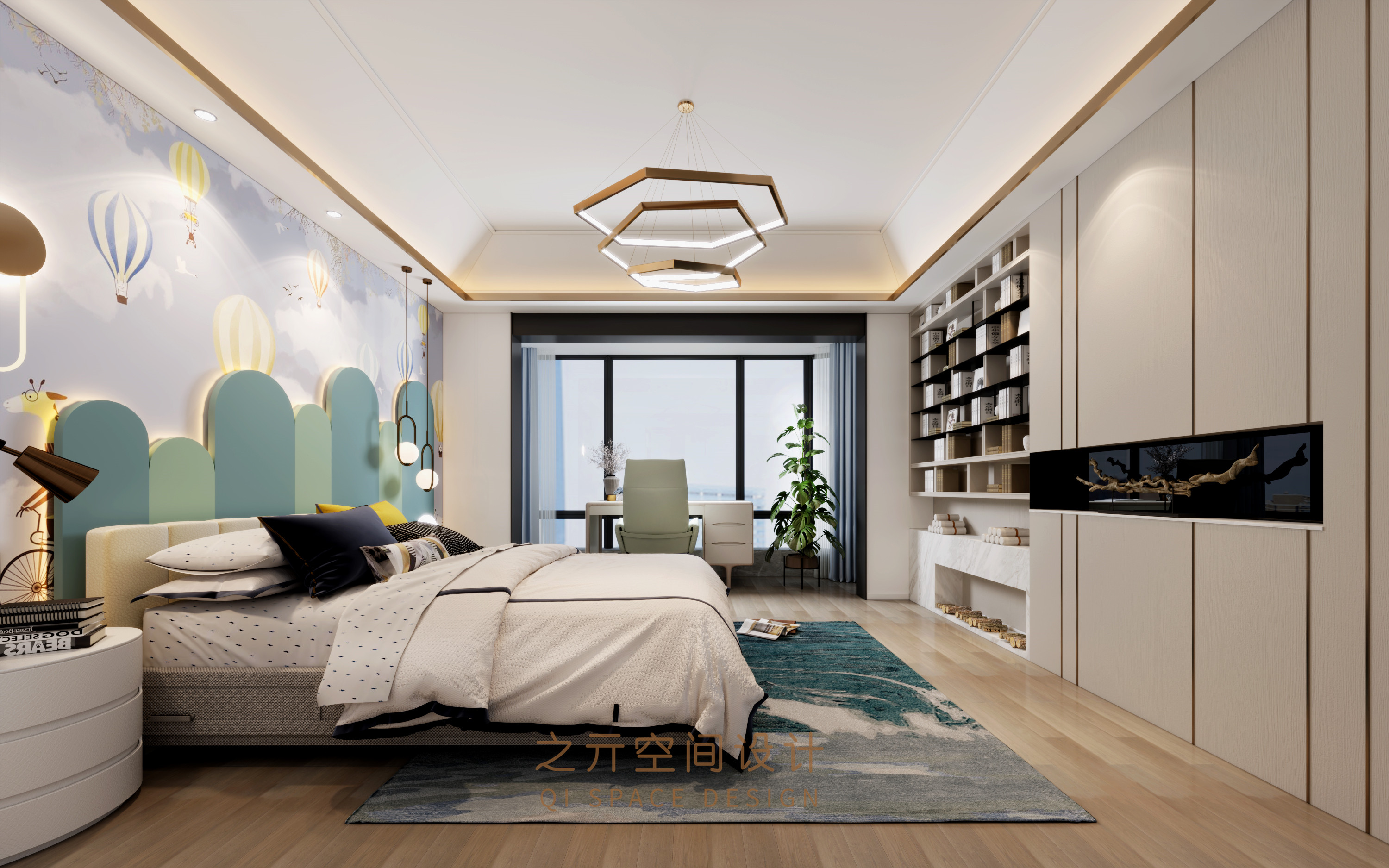 亓作 | 艺术质感 都市人的最爱 600㎡现代风格墅居                     -5