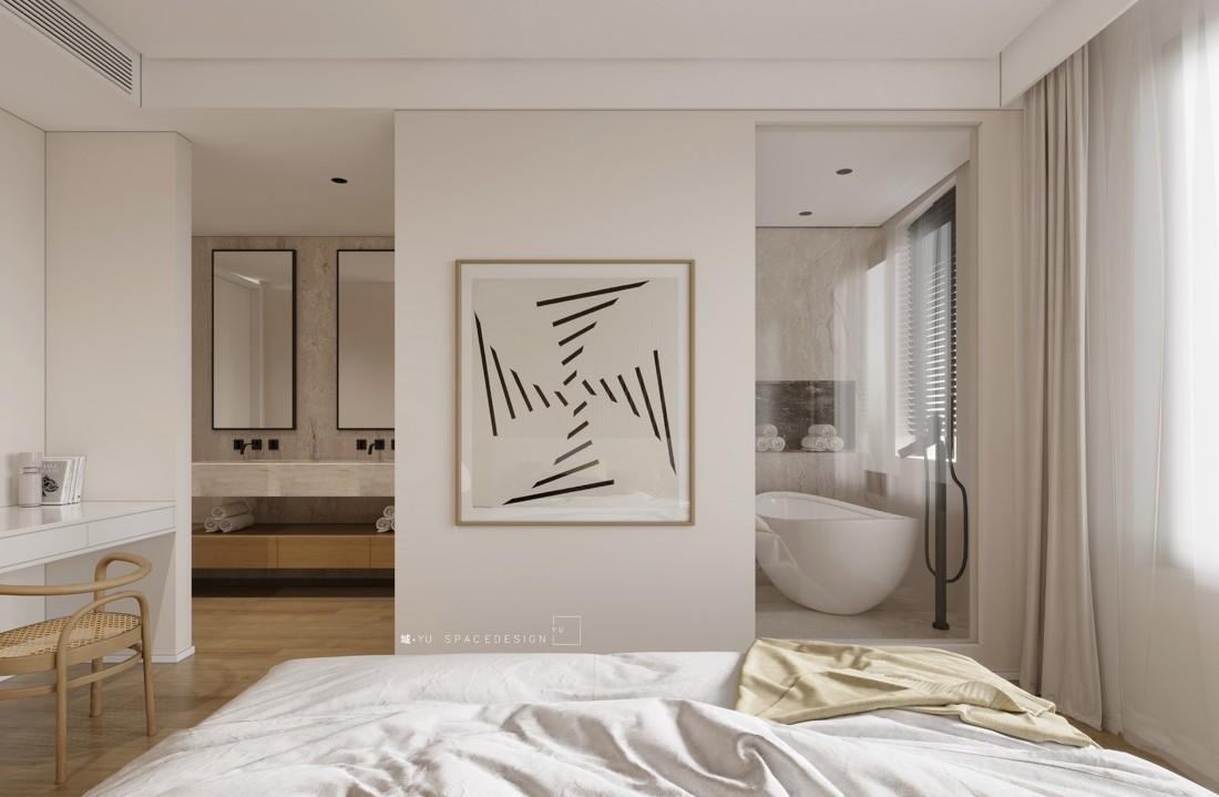 合肥日式和风平层设计,自然宁静的高级美学-18