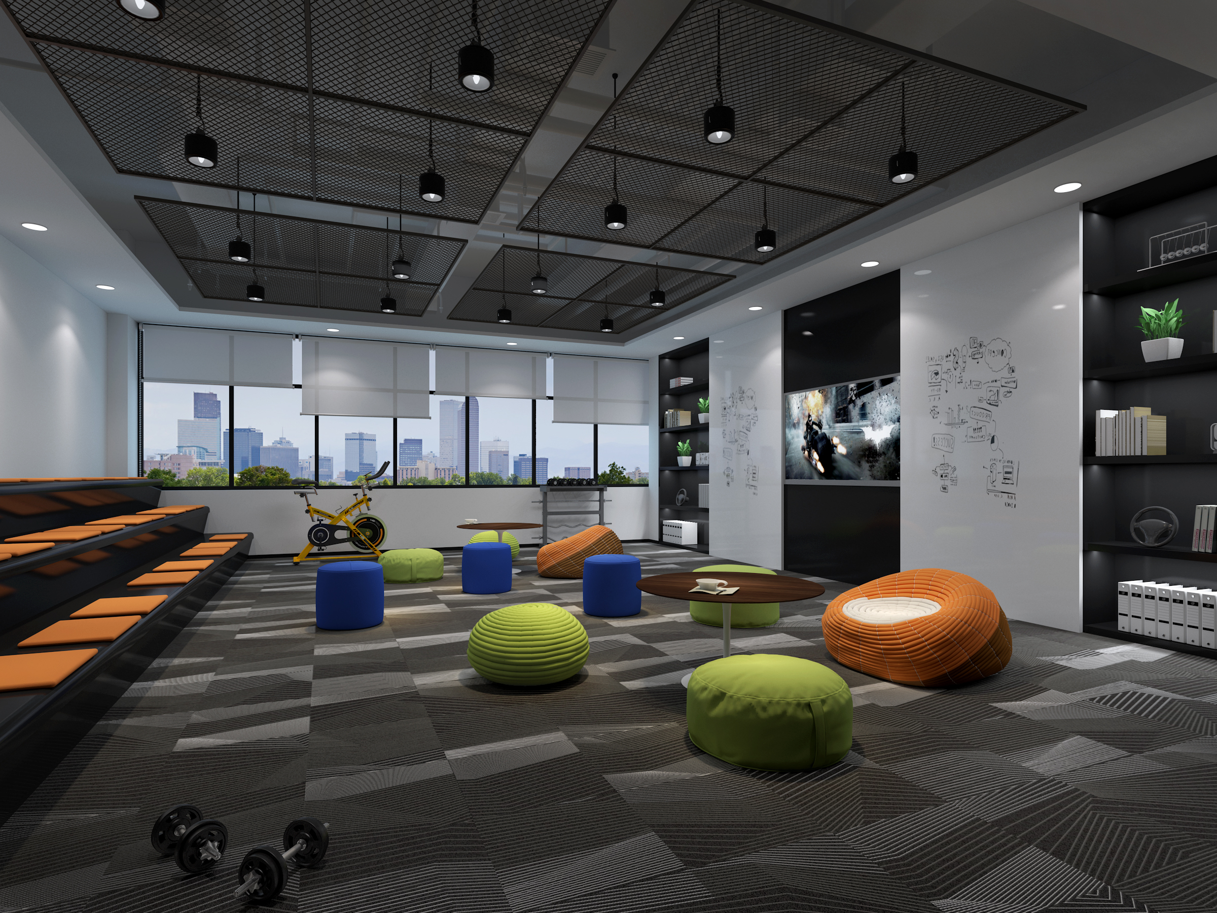 海马汽车动力总成研发中心办公楼装修设计丨中国郑州丨腾升建筑装饰股份有限公司-4