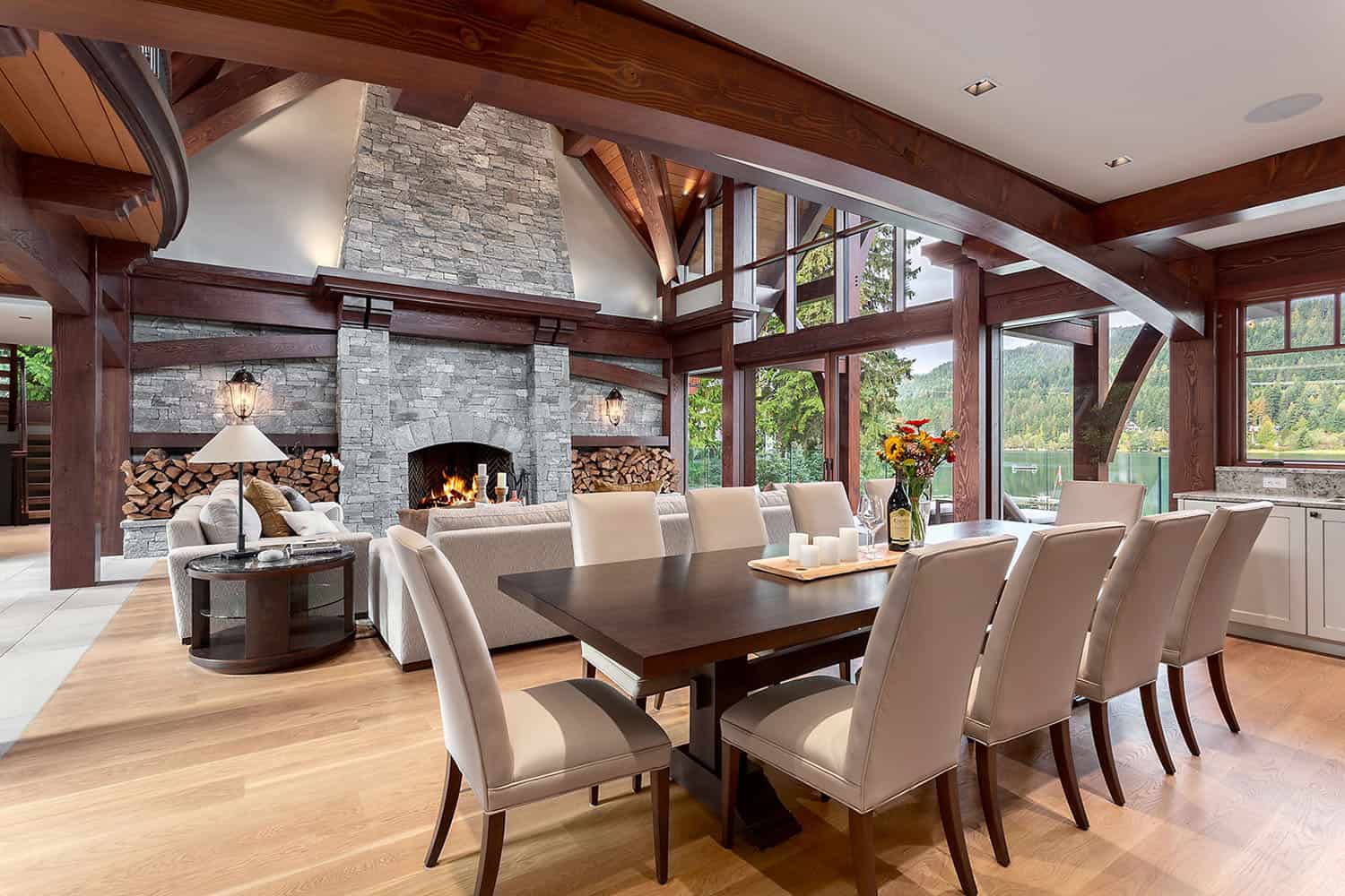 Modern timber frame home in Whistler designed for entertaining-8