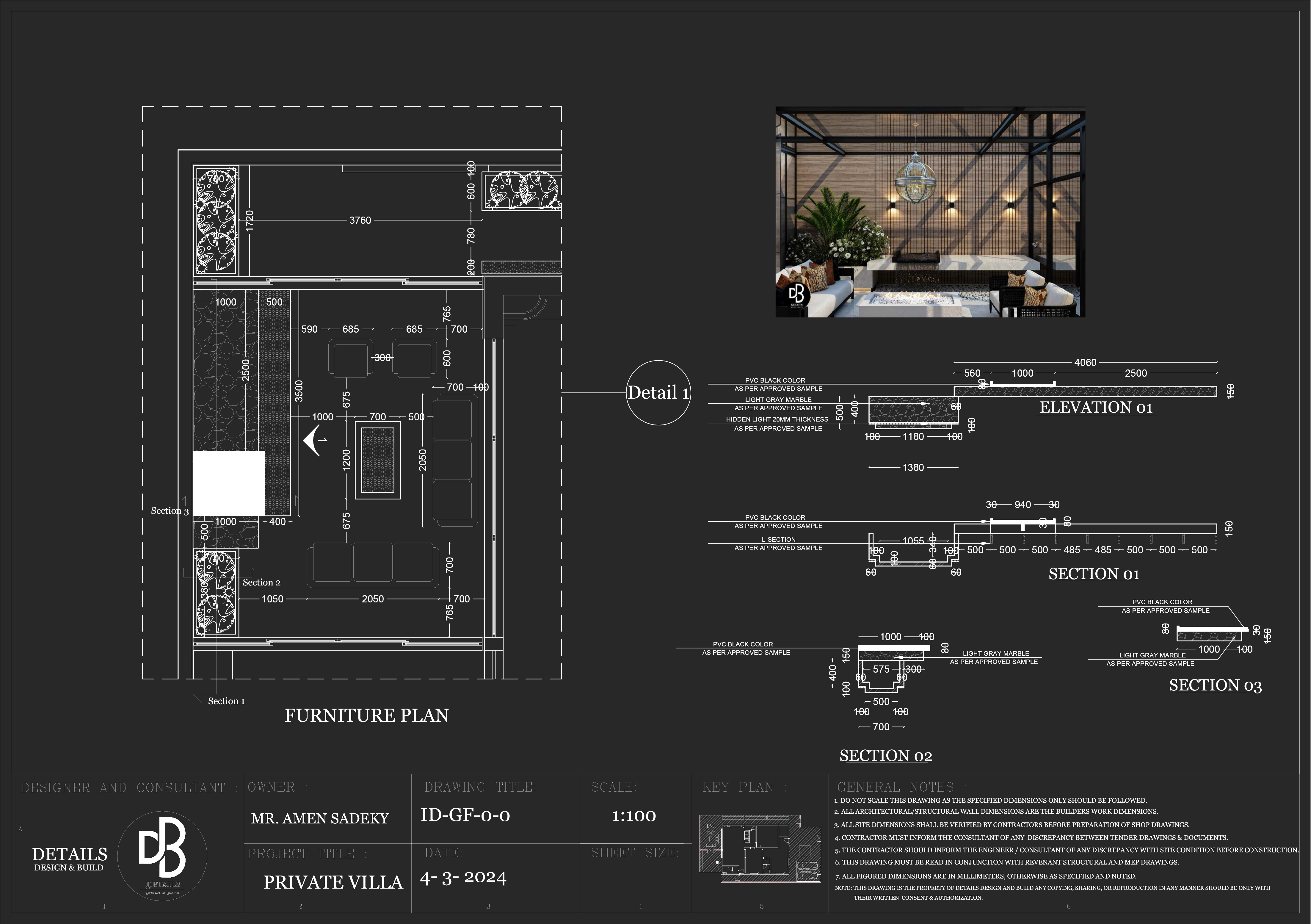 景观商店图纸丨沙特阿拉伯丨DETAILS DESIGN & BUILD-14