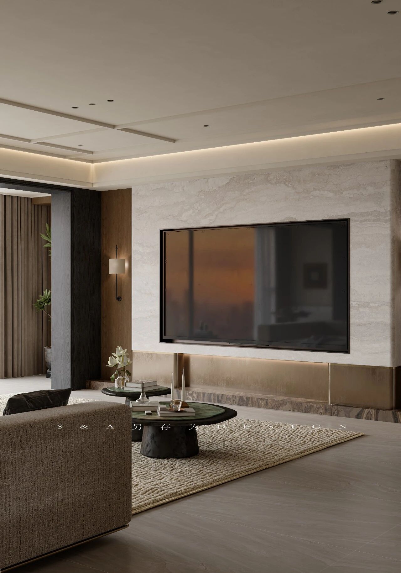 老钱雅韵藏于心，木色勾勒家轮廓丨SA设计-9