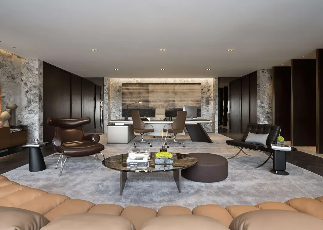 南昌联发中心办公样板房丨中国南昌丨创时空设计-48