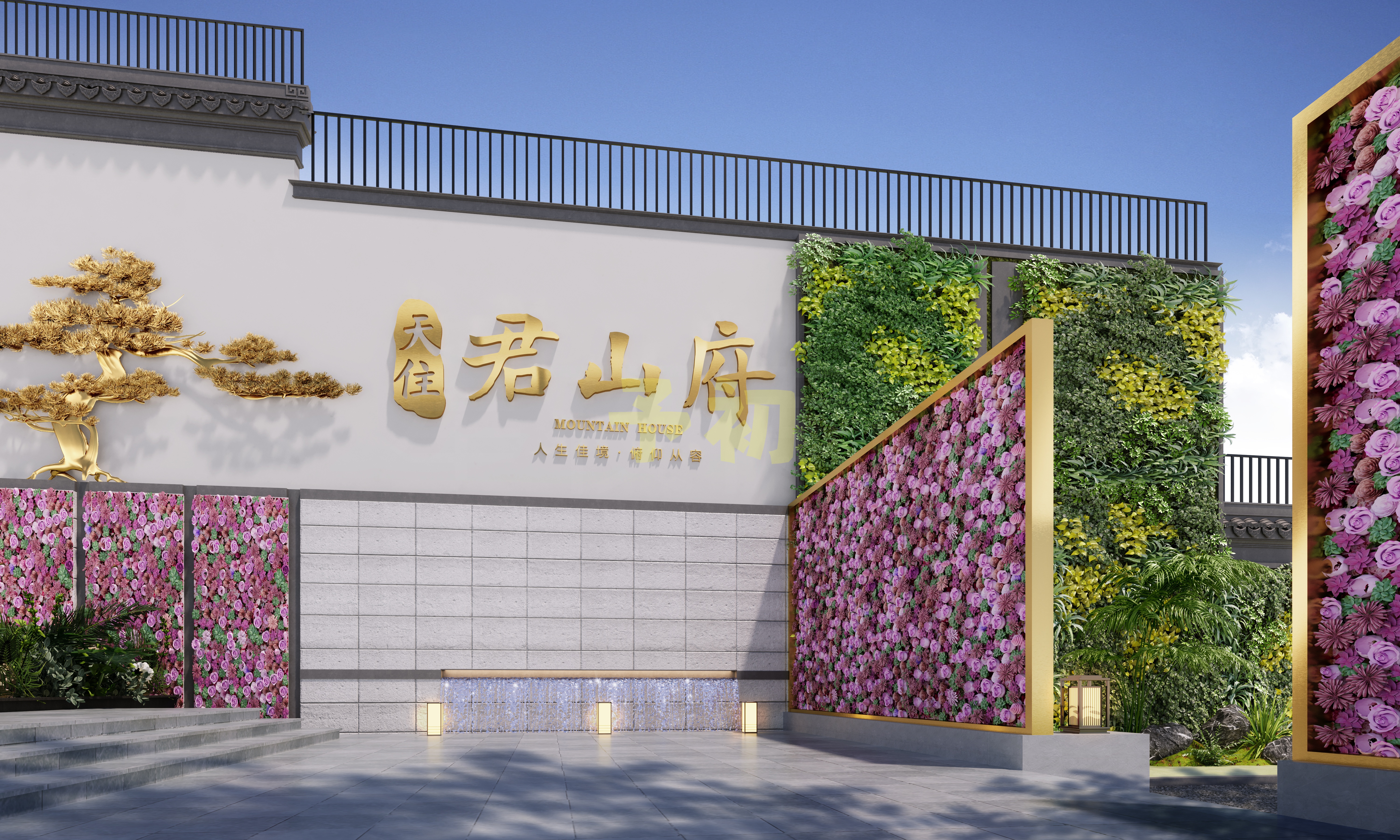 室外文化墙效果-0