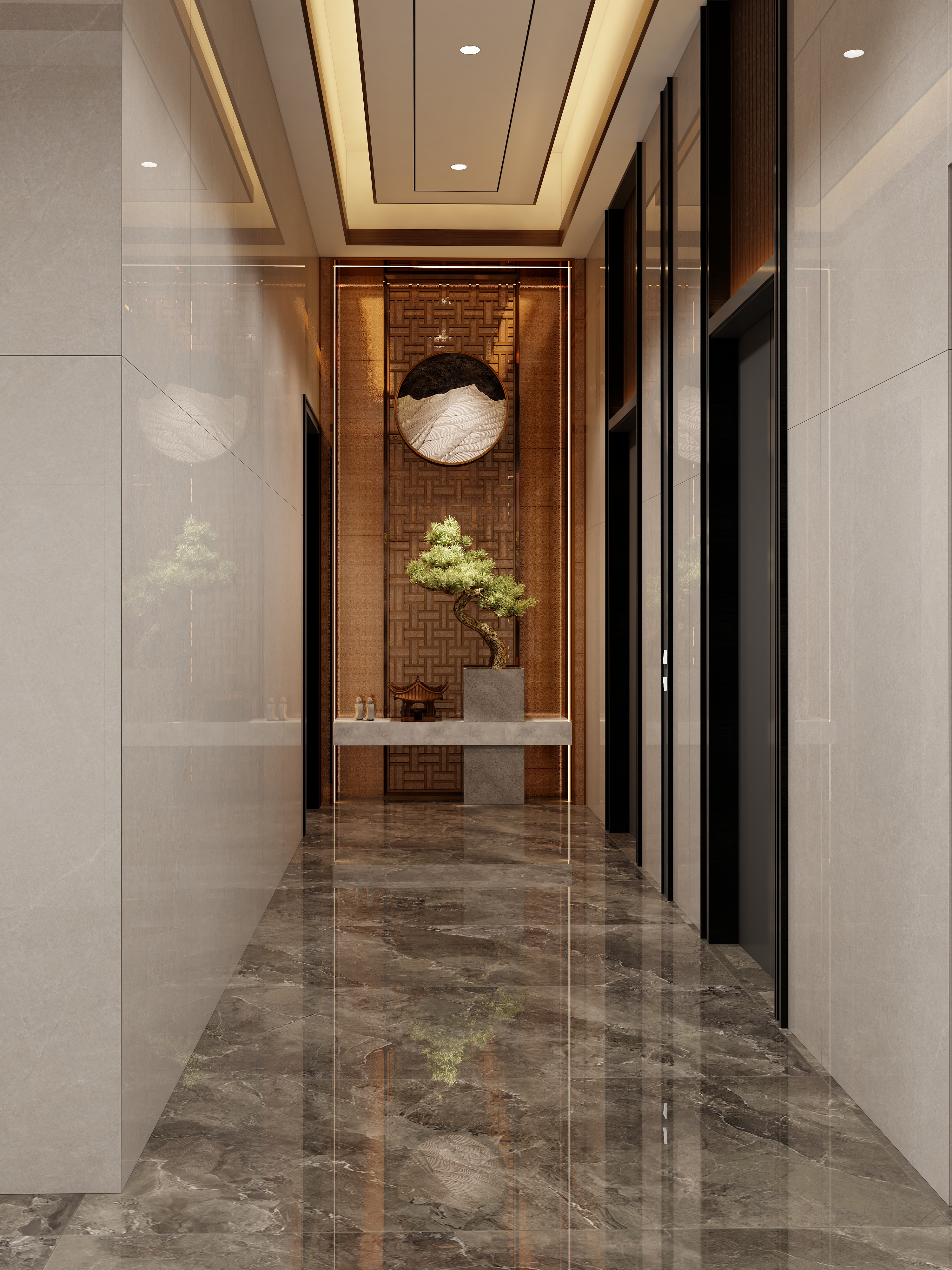 乡镇酒店设计之：一楼大堂-2