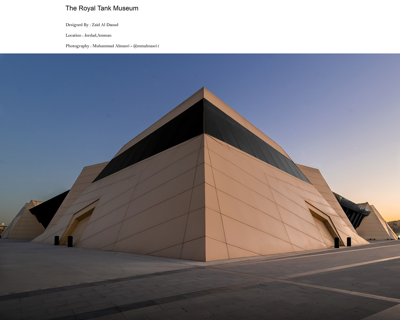 Anastasiya Gushchina丨文化建筑丨The Royal Tank Museum-0
