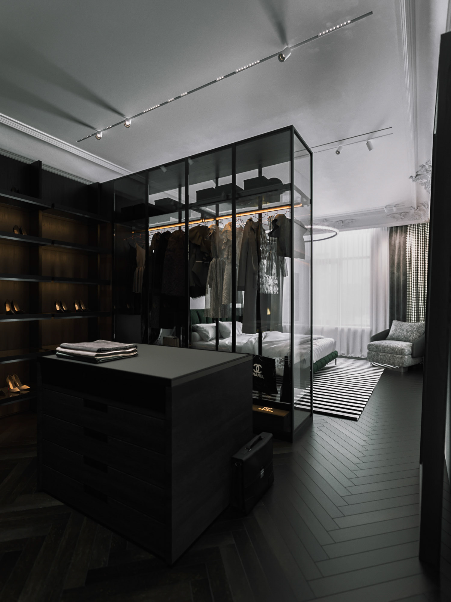 136平 欧式元素 点缀的现代空间-27