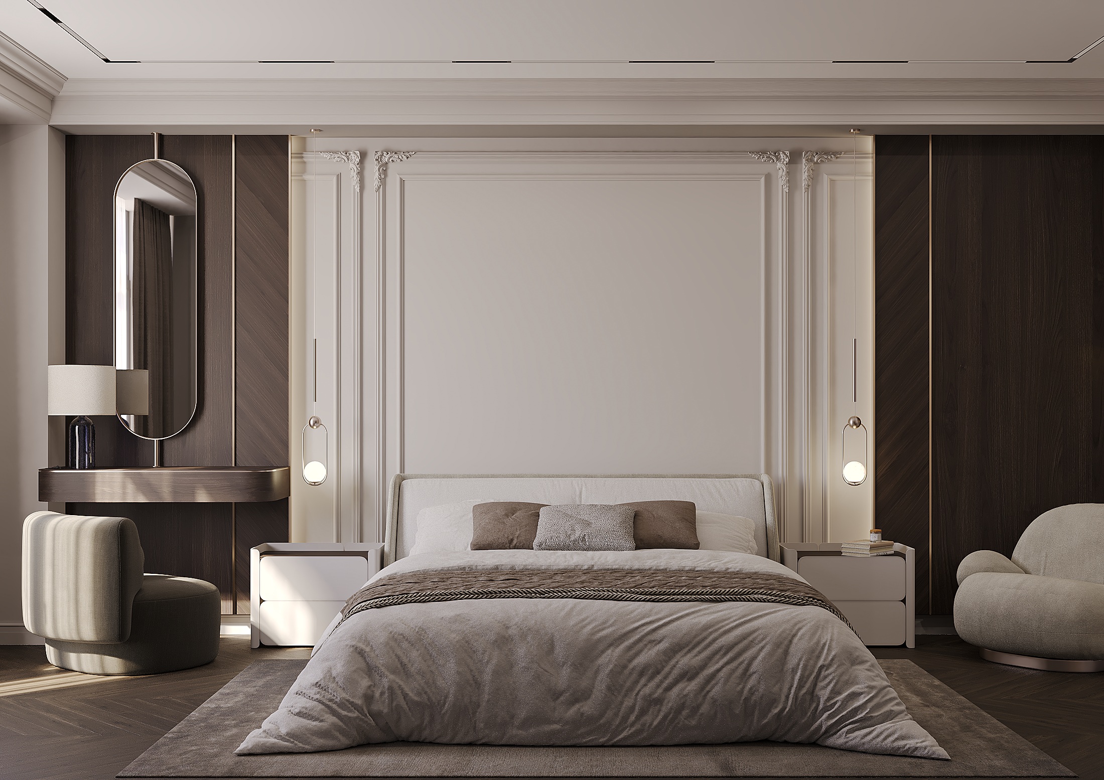 新古典卧室设计丨亚美尼亚丨Any Vardanyan,toon.project-5