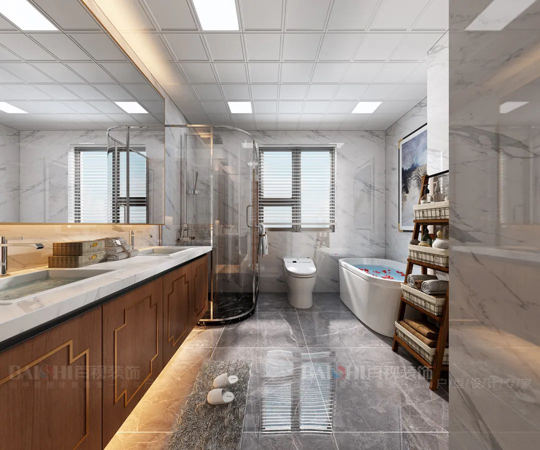 新中式风格设计案例赏析 | 东方美学与现代元素的完美融合-77