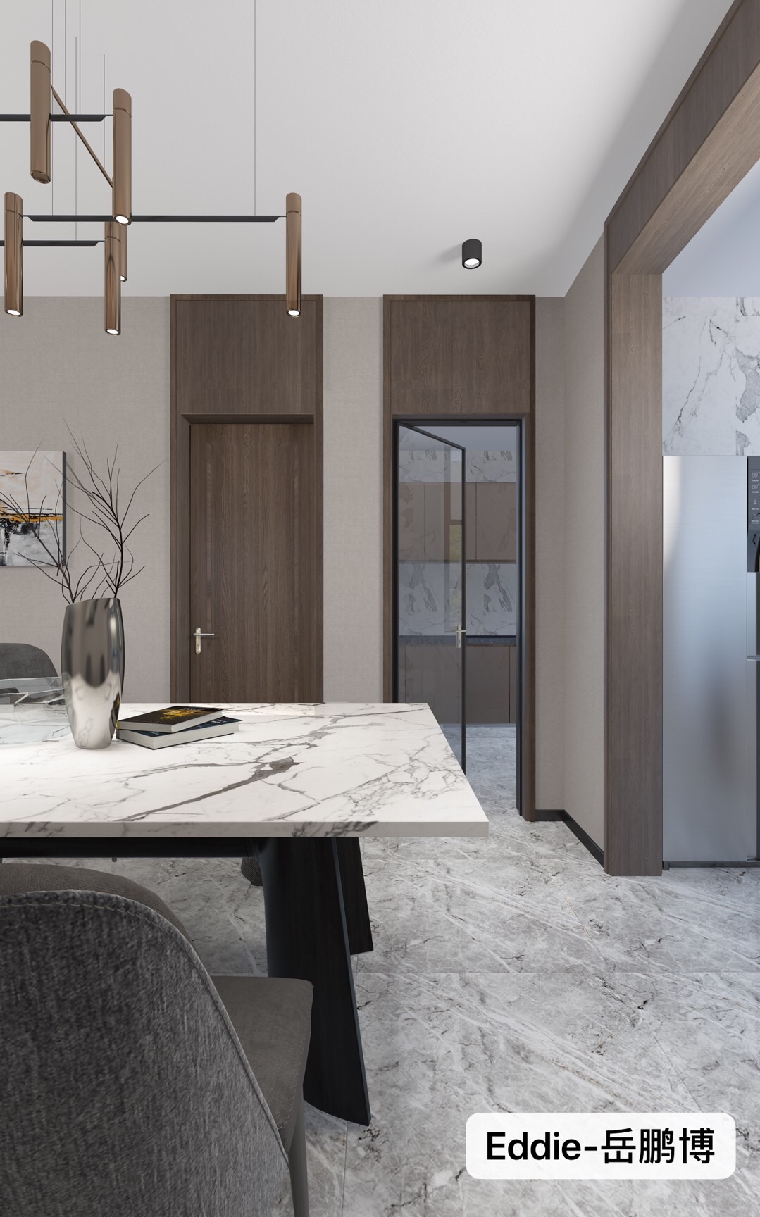 三线城市奢华家居梦 | 200 平米现代轻奢空间-13