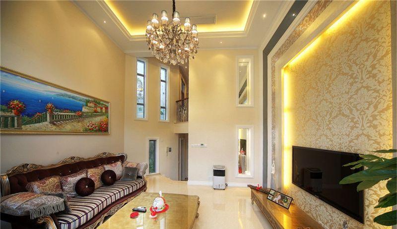 复地北桥城欧式挑空别墅-5