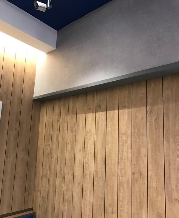 大连福佳店二次改造，韩式木纹膜装点灵芝妹子-2