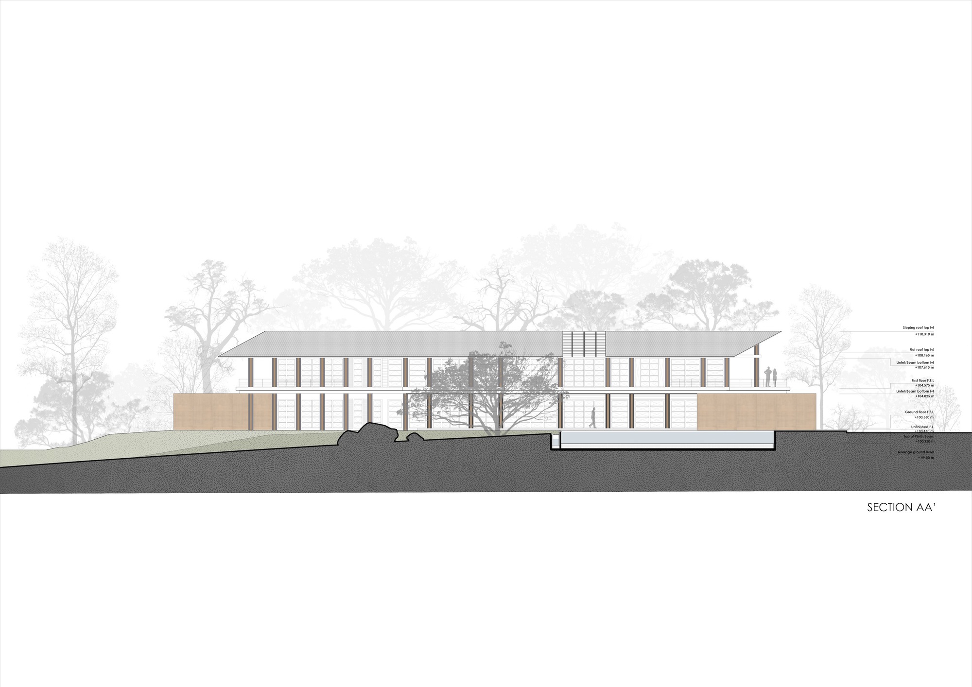 湖滨别墅丨印度丨SPASM Design Architects-27