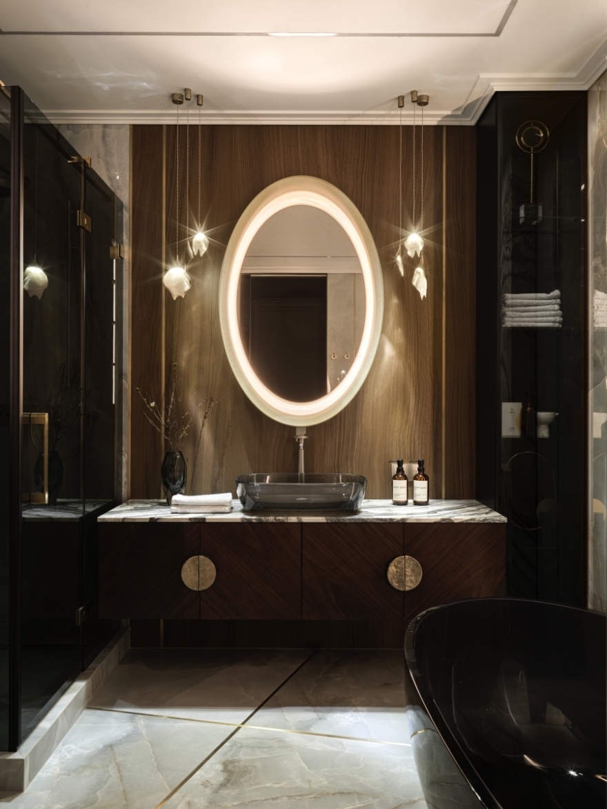 家庭奢华:适合家庭的公寓精美内饰设计-30