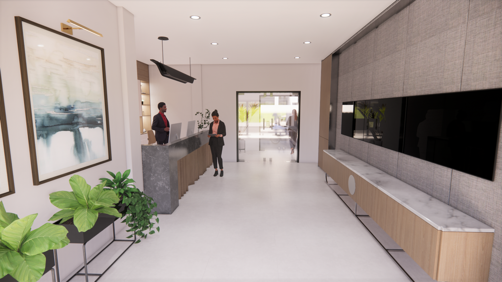 Residential/Commercial Building - 3D Modeling Project-6