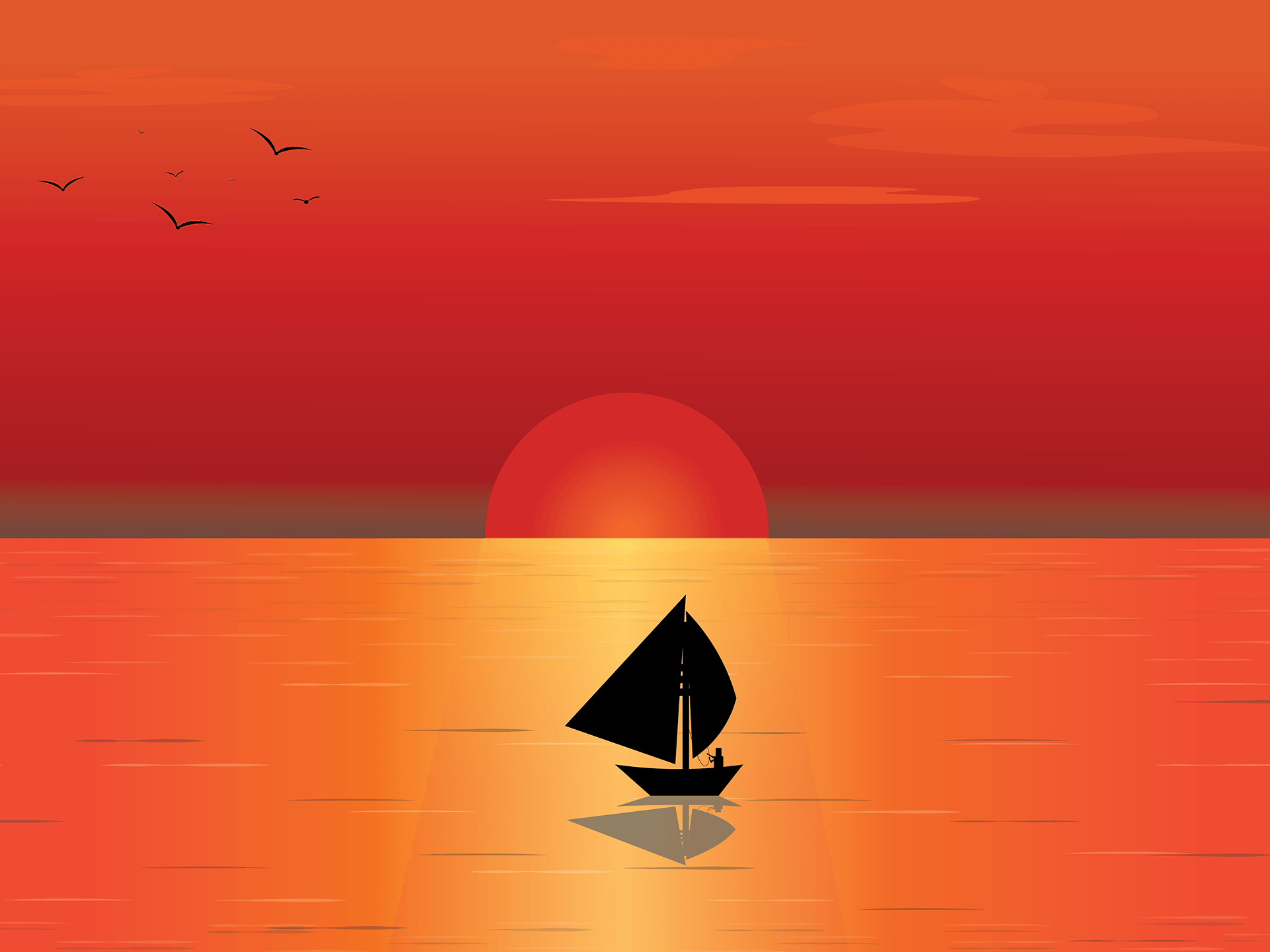 2023矢量风景插画-2