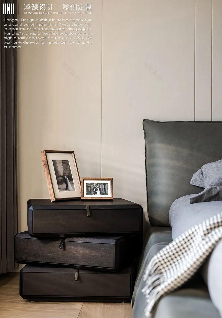 120㎡都市旷景现代极简风学区房设计-21