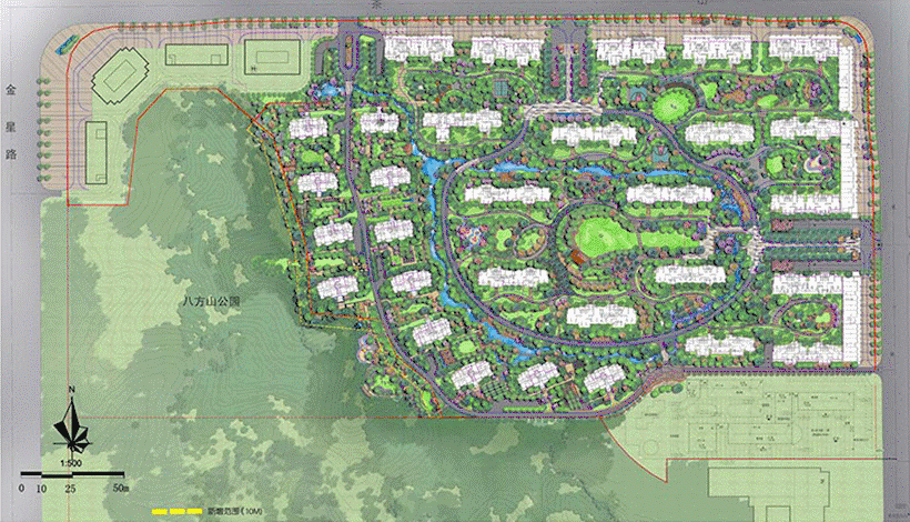 真山真水园中城,长沙八方小区-18