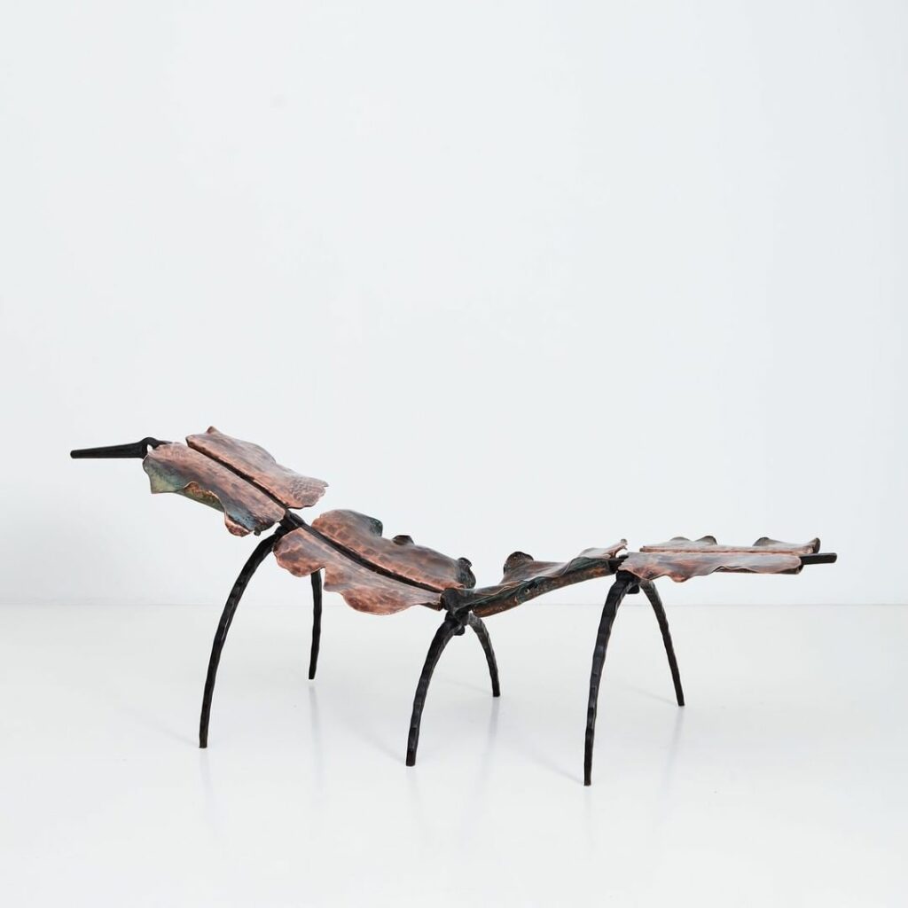 “the Firebird Chaise”雕塑躺椅丨Conrad Hicks-14