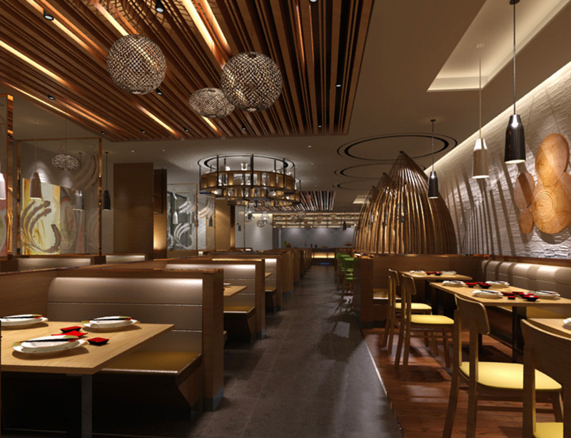 茶馆设计案例效果图-4