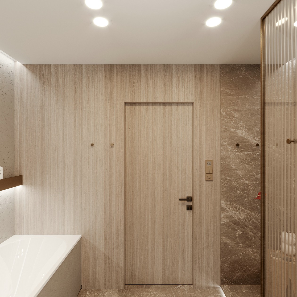 圆润流畅的线条构建出舒适的住宅空间-15