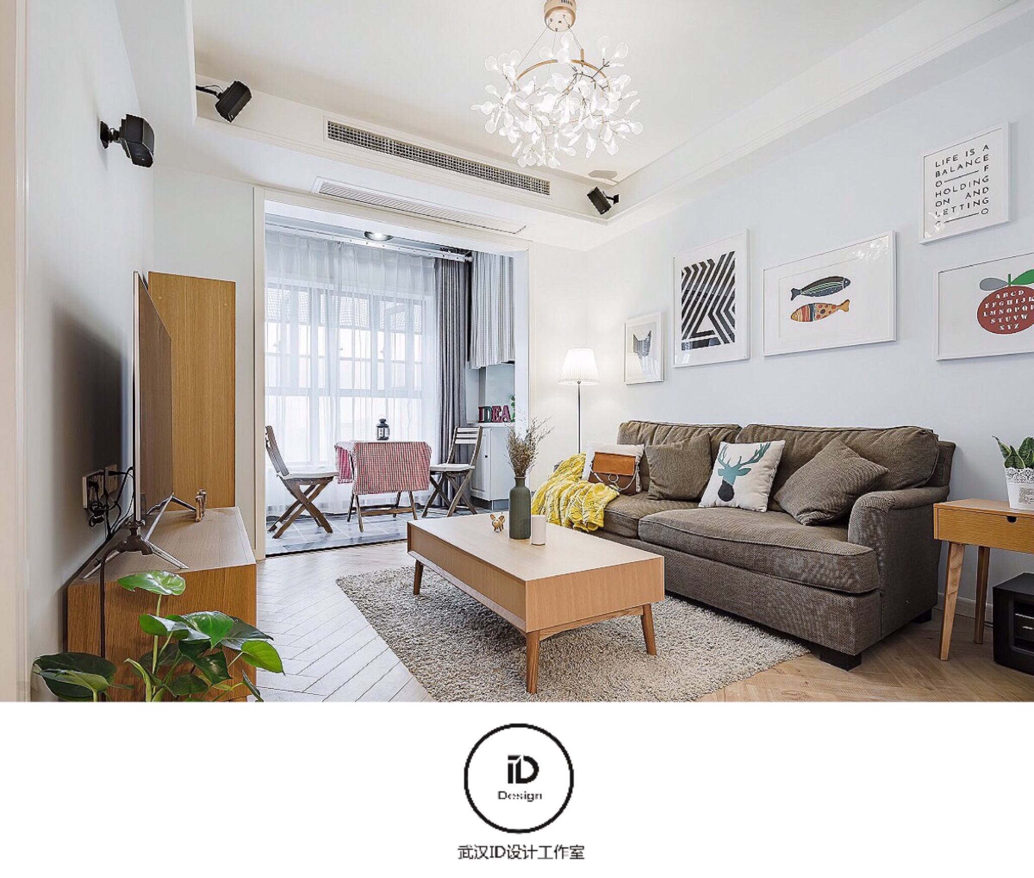 91㎡北欧日式婚房，融合风格打造收纳空间-13