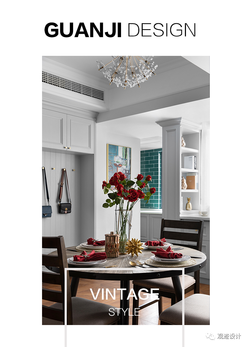 湖南长沙 158㎡复古美式家居,浪漫艺术与生活的交融-54