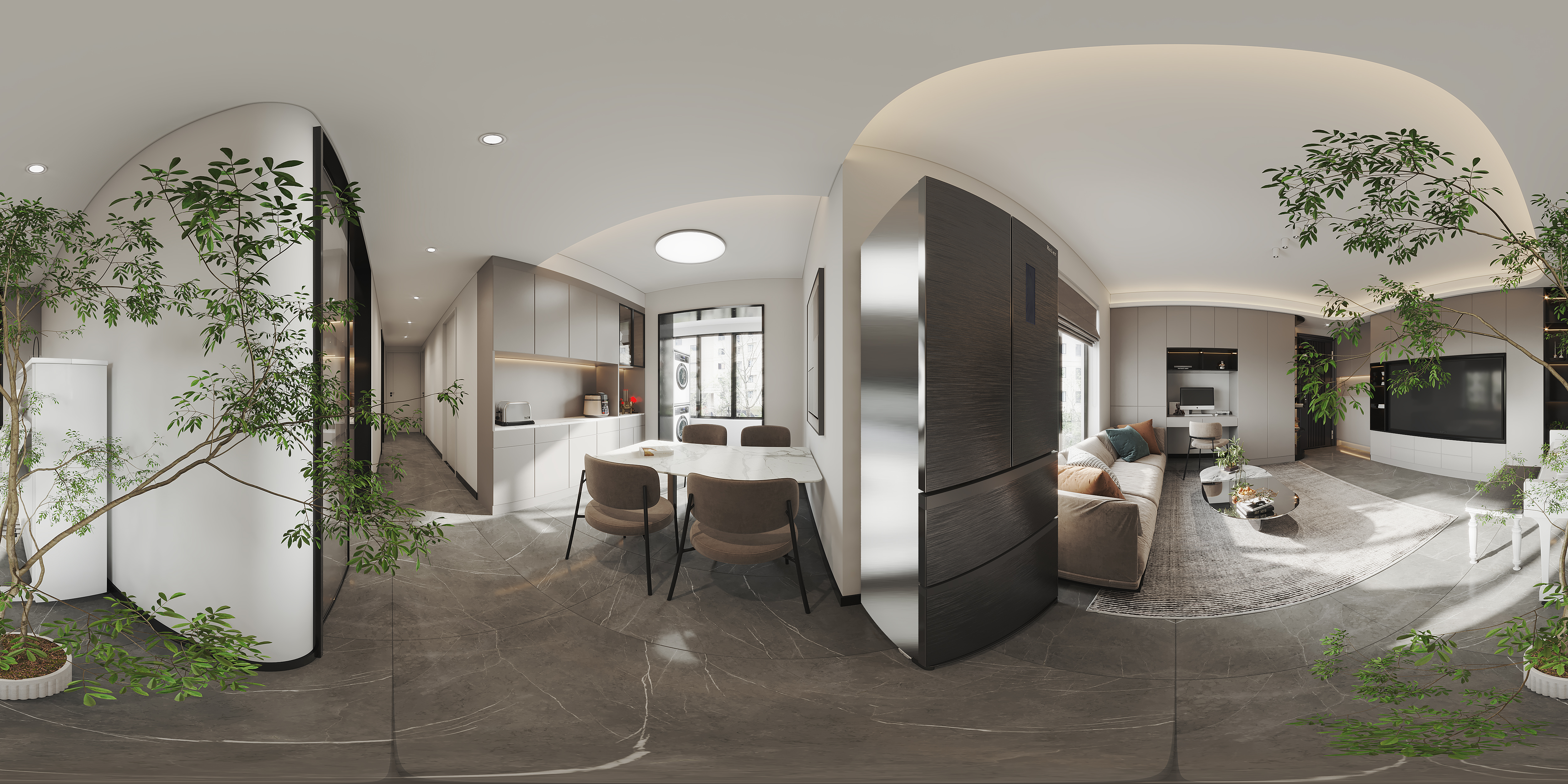 深圳如愿设计：87㎡现代简约风，原来生活可以这样简单-0